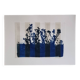 Cyanotype photo bichromy