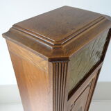 Showcase sideboard art deco in solid oak