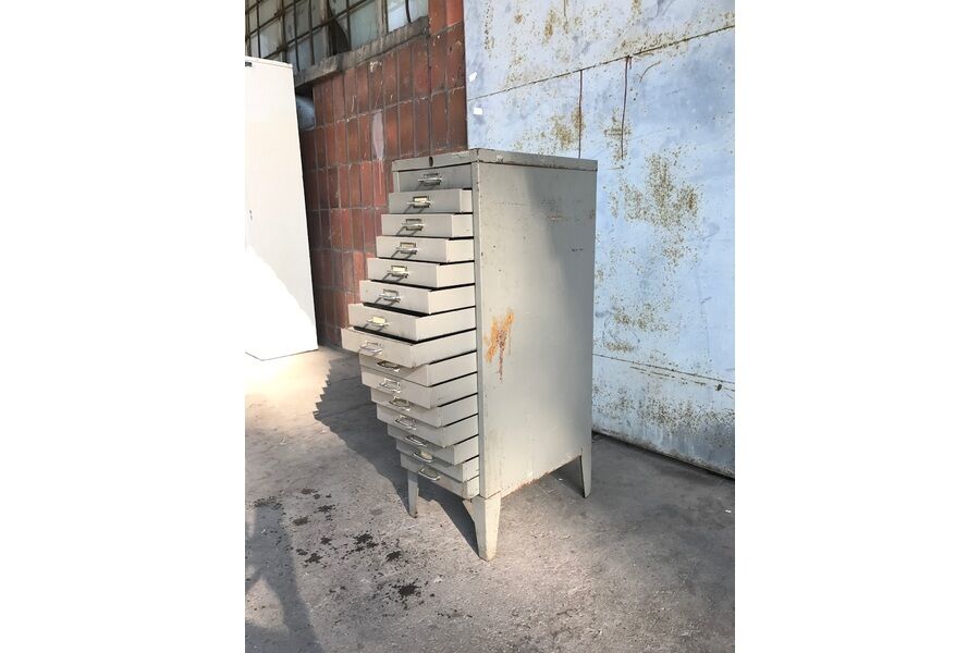 German metal filing cabinet 1960s