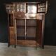 Art Nouveau mahogany display cabinet