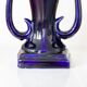 Large Art Nouveau vase by Thulin in glazed flame stoneware.