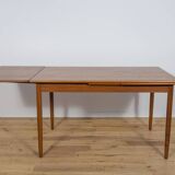 Mid Century Teak Extendable Dining Table, Denmark, 1960s
