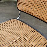 Cesca design chair b32 model in black and chrome