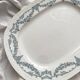 Iron earthenware dish “Louis XVI” U&C Sarreguemines