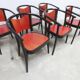 Set of 6 Baumann Diese armchairs, designed by Pagnon Pelhaître
