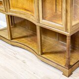 Vintage Bookcase with Brass, 1930s