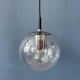 Small vintage bubble glass pendant Raak