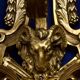 A pair of important gilt bronze wall sconces, Louis XVI style, 19th century.