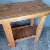 90cm old solid wood workbench