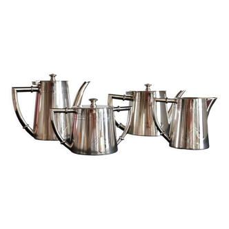 Modernist coffee set silver Meneses brand