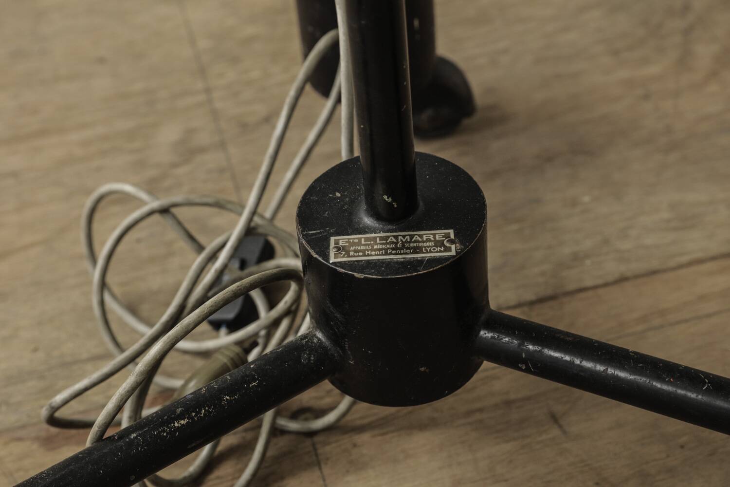 Authentic vintage industrial doctor's office medical floor lamp