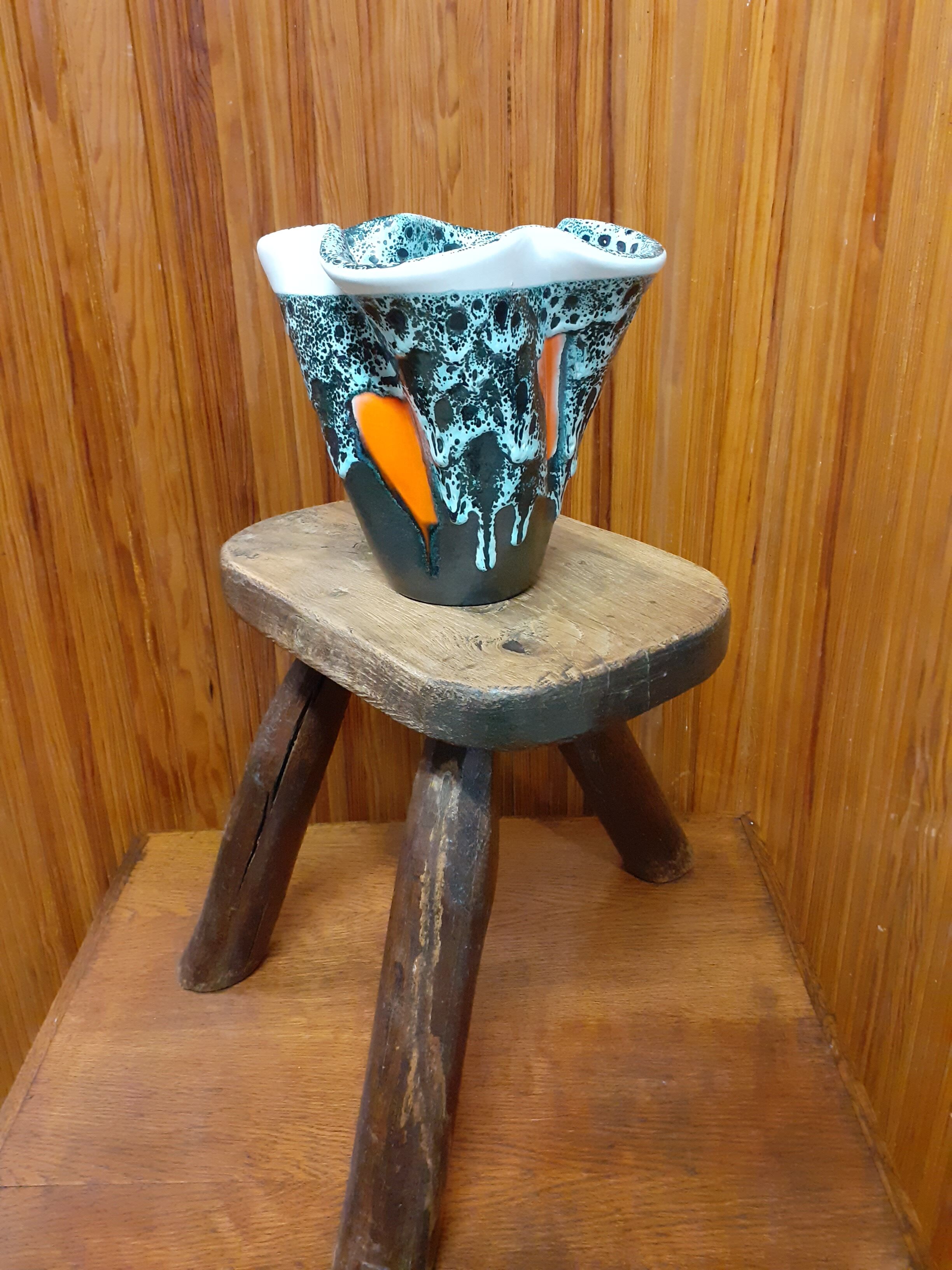 Vintage brutalist tabouret