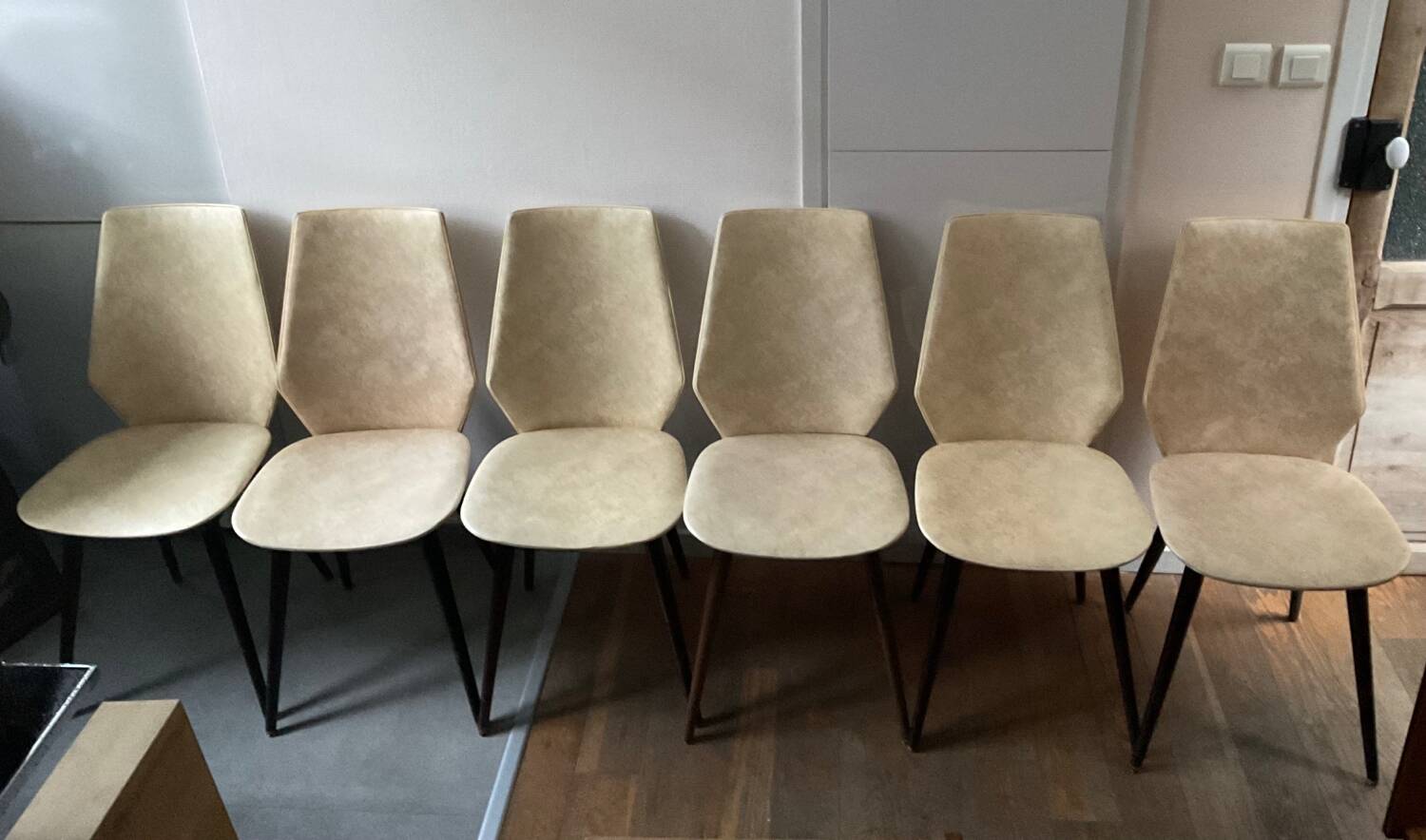Set of six chairs from the 1960s/70s