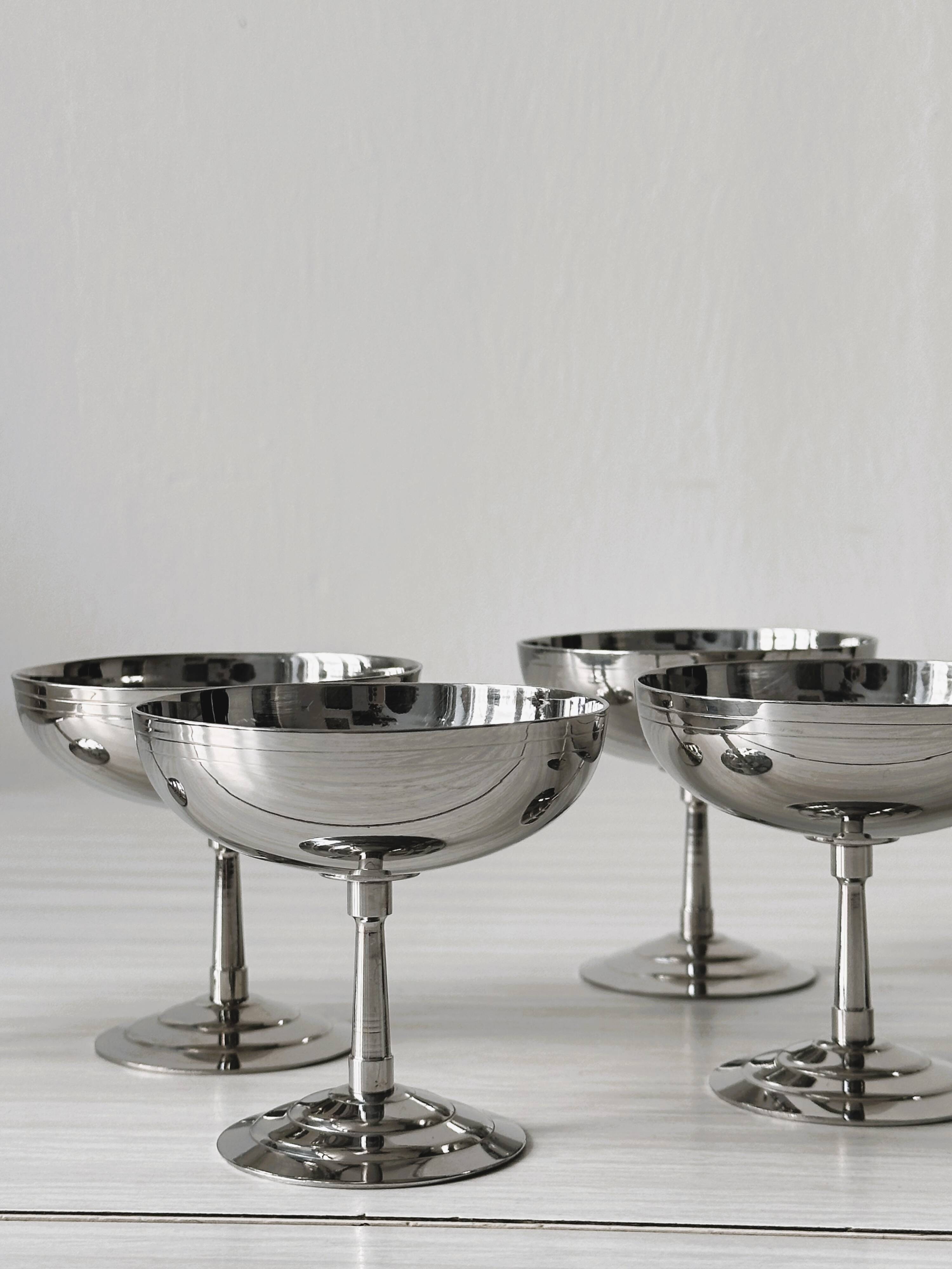 Etang Remy stainless steel bowls - Dessert service