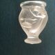 Antique crystal vase signed Lalique