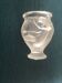 Antique crystal vase signed Lalique