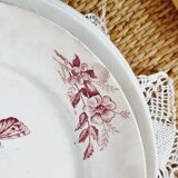 Set of 14 deep flat and dessert plates with defect FT Jasmins Badonviller