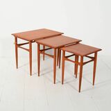 Scandinavian nesting tables from the 1950s–60s