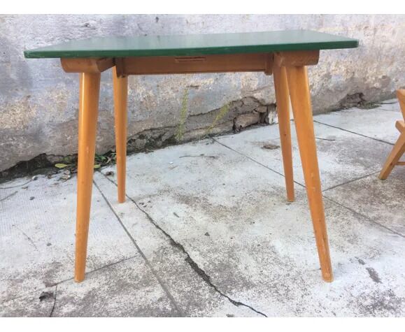 Children's desk Baumann foot compass and chair