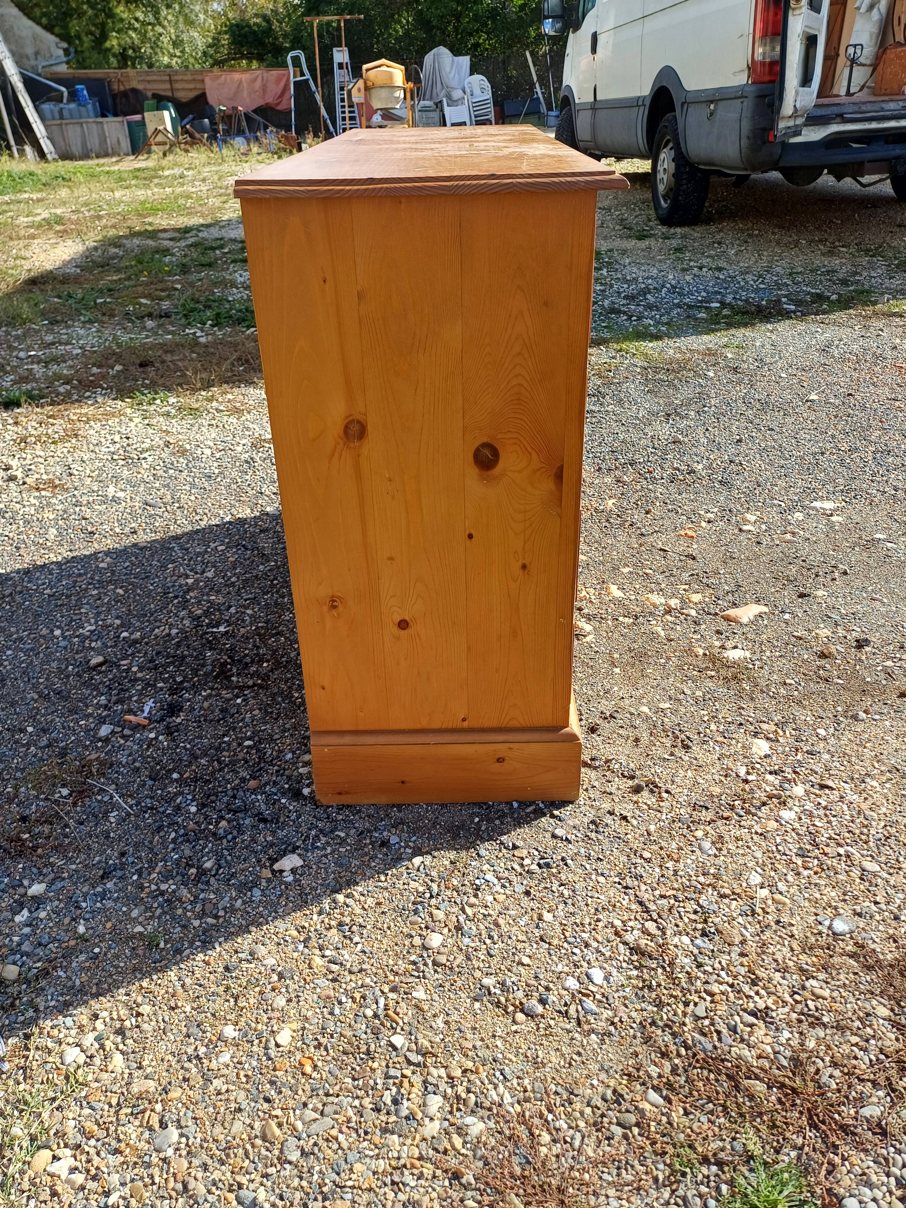 Industrial wooden furniture with drawers