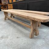 Pair of elm benches