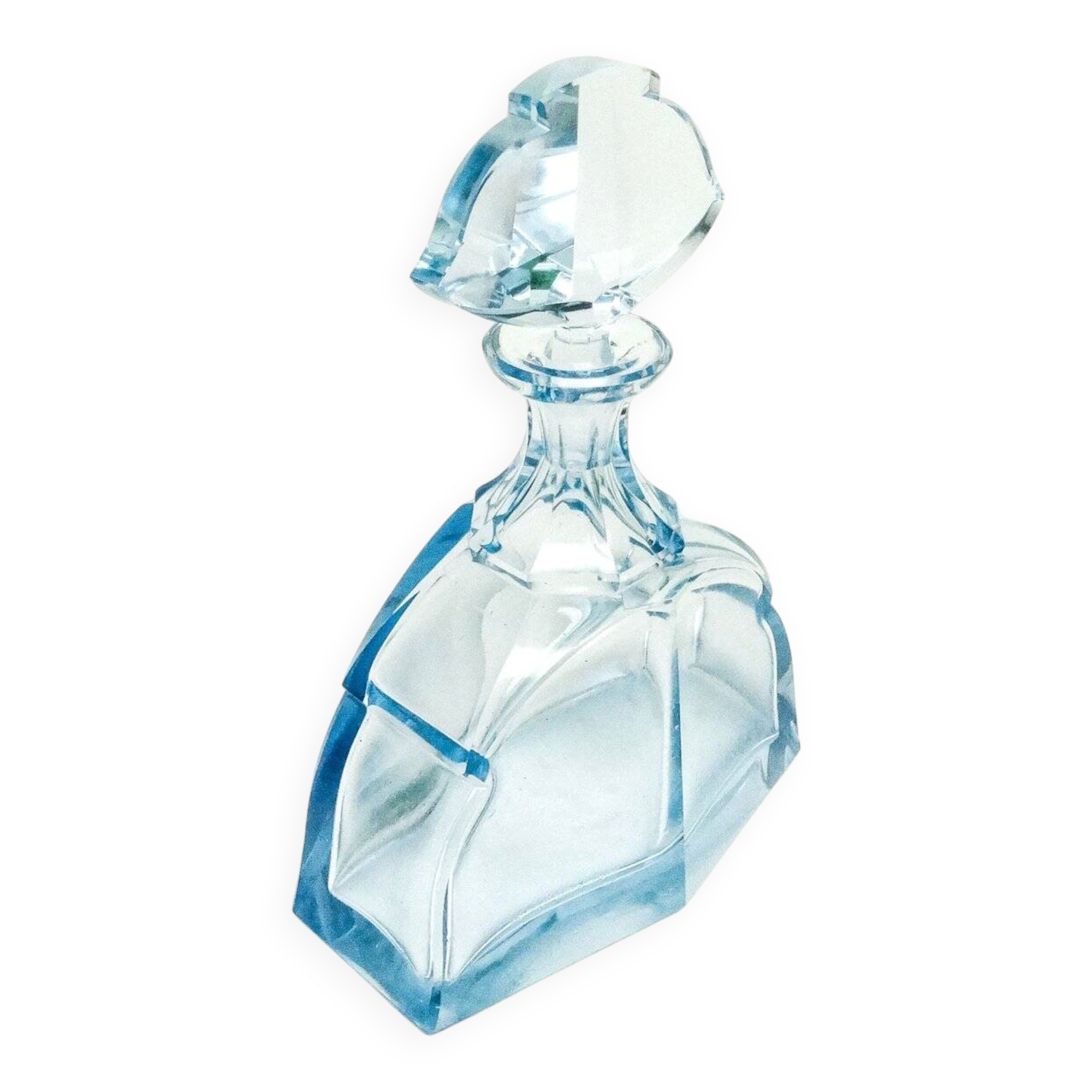 Art Deco carafe from Moser, Czechoslovakia, 1930s