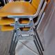 Chaises cuir DSC106 de G Piretti éditions Castelli de 1970