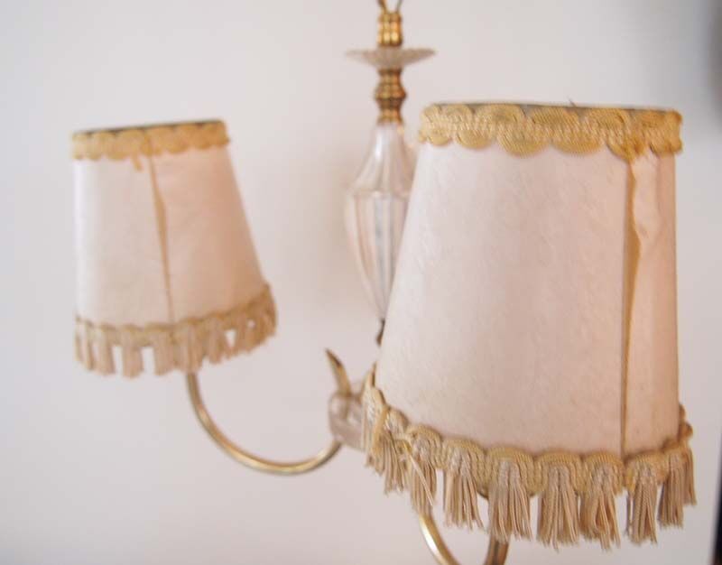 Lustre en laiton 3 abats jours