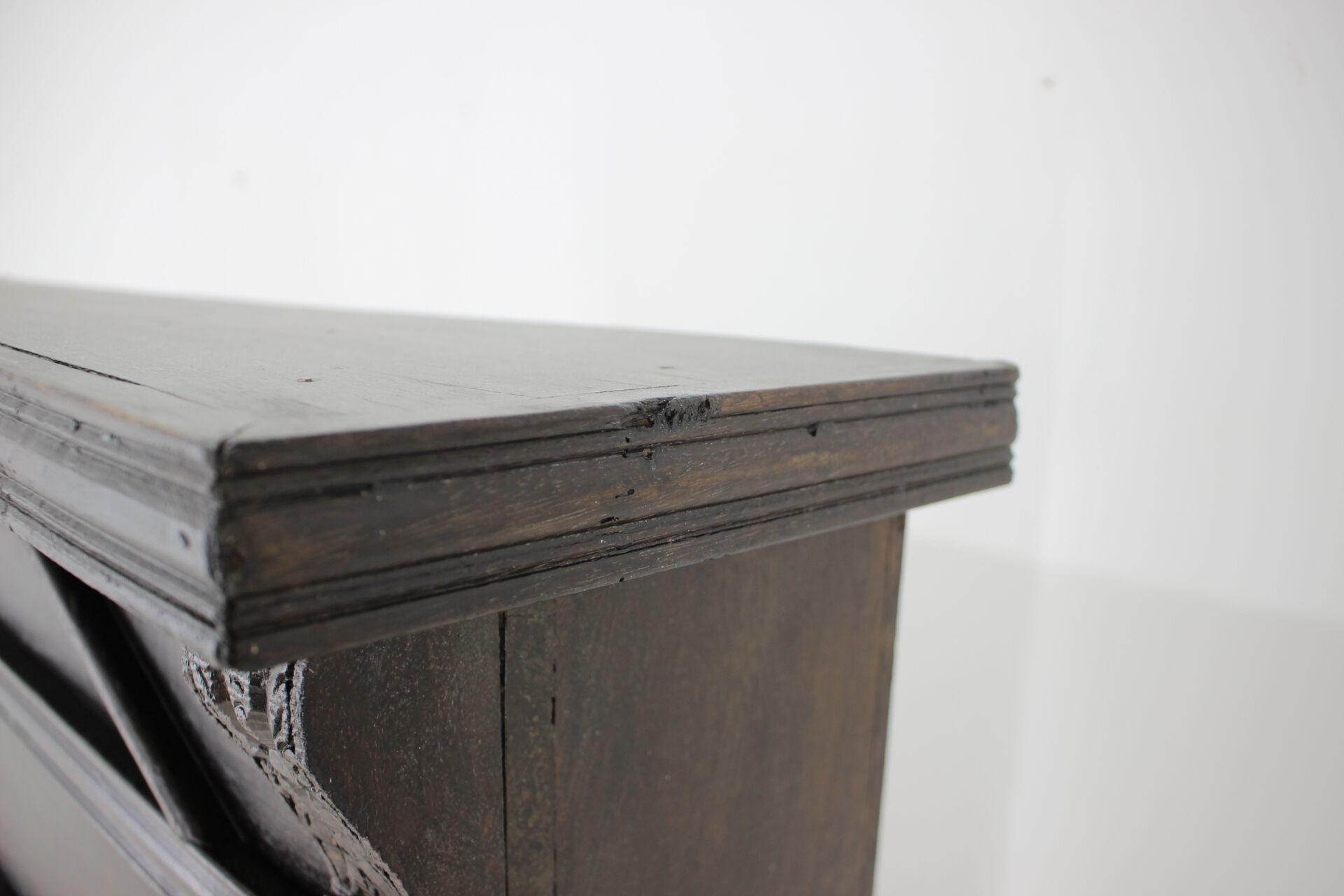 Antique Oak Fireplace Mantel