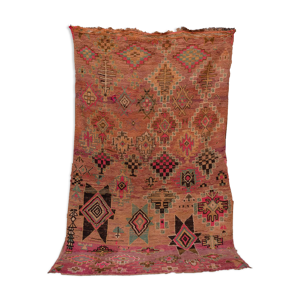 tapis marocain boujad vintage , 195 x 317 cm