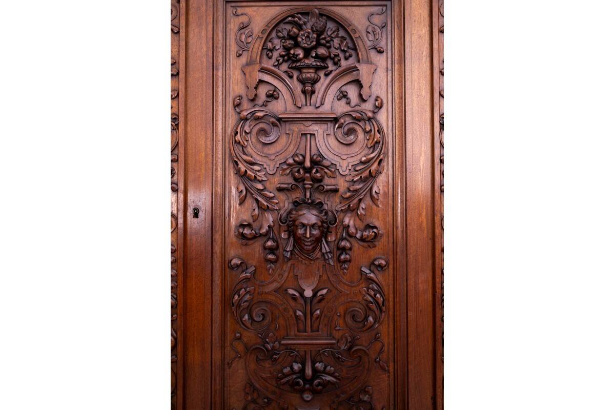 Carved sideboard, France, ca. 1870.