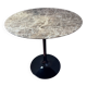 Tulip Table – Eero Saarinen style – dark brown Emperador marble top