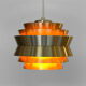 Pendant light "Trava" by Carl Thore for Granhaga Metallindustri. Sweden 1970s.