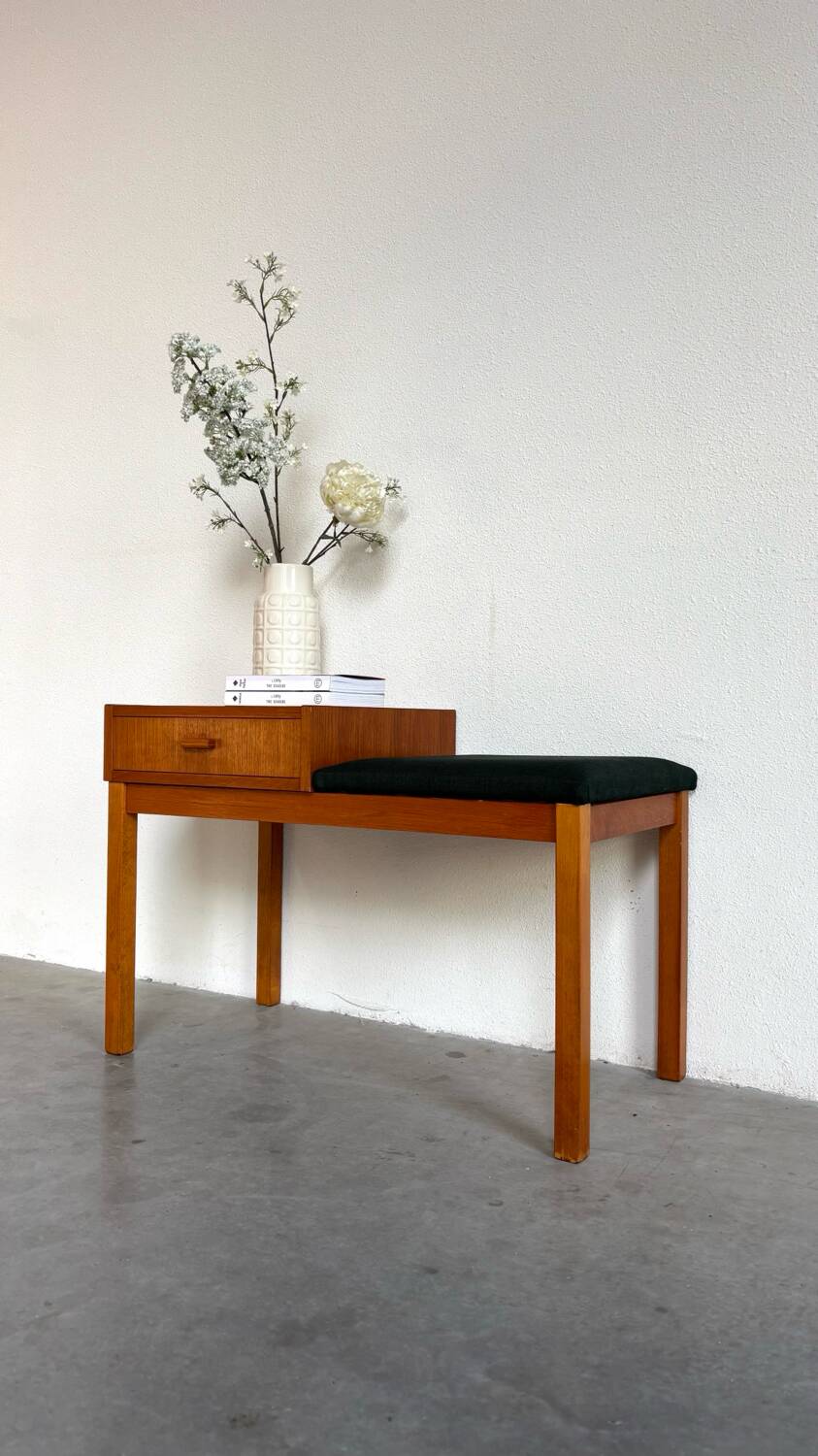 Mid century Danish  “Gossip” bench oak