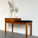 Mid century Danish  “Gossip” bench oak