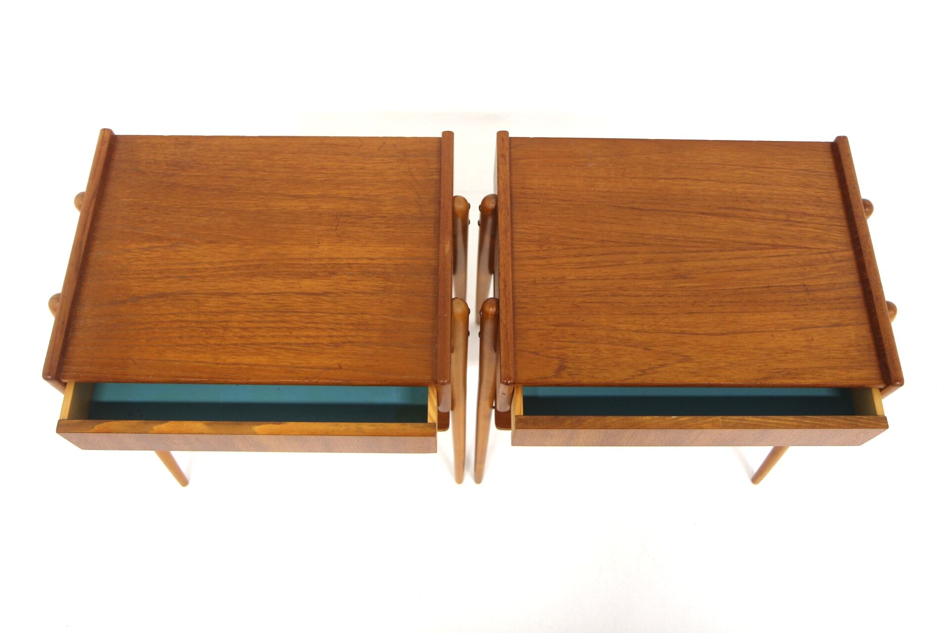 Set de 2 tables de chevet en teck, Carlström, Suède, 1960