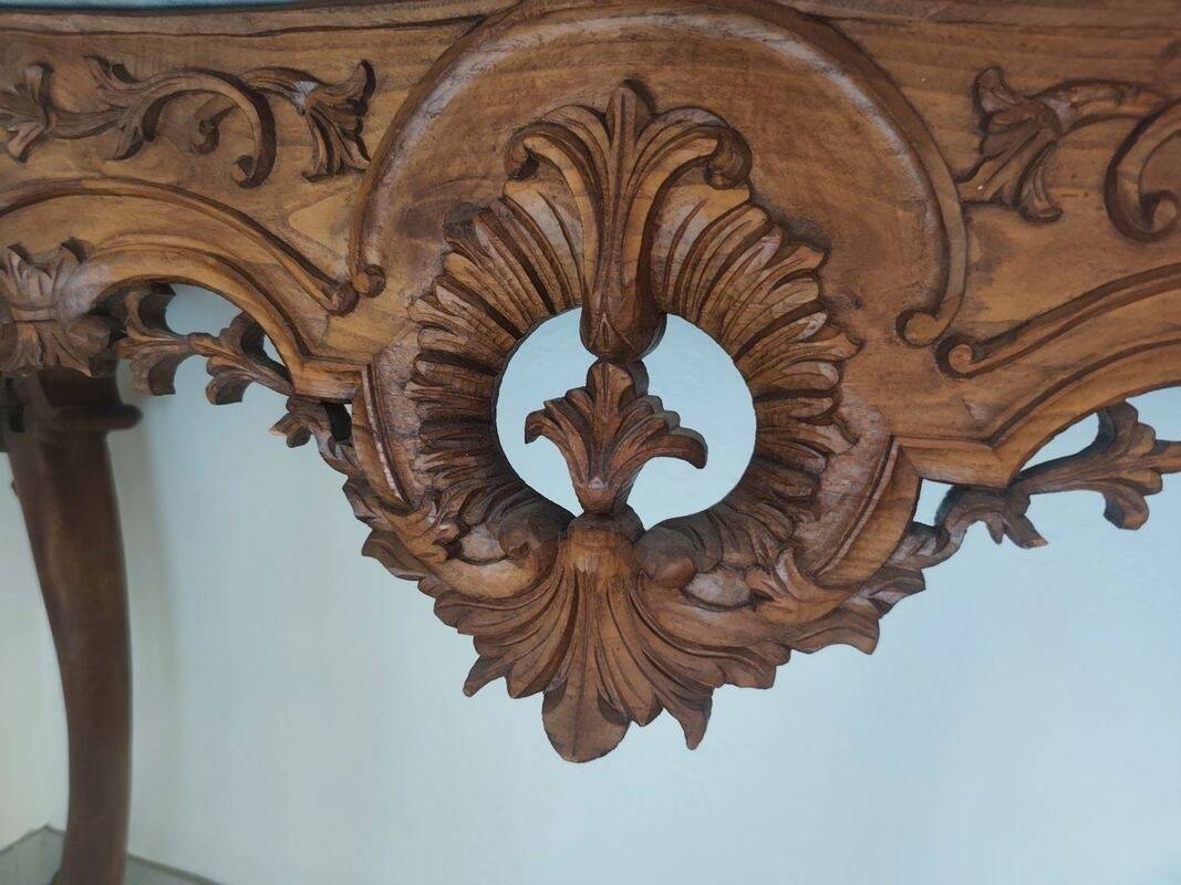 Console marbre ,sculptée artisanale