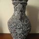 old ceramic vase Monnetier retro decor fat lava vintage design vase 60s