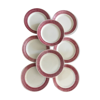 Eight retro stylr flat plates