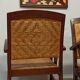 Pair of colonial style armchairs