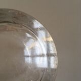 Crystal Lalique vase with grapes décor Malaga 1937