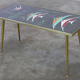 Table basse avec carreaux de céramique par Denisco