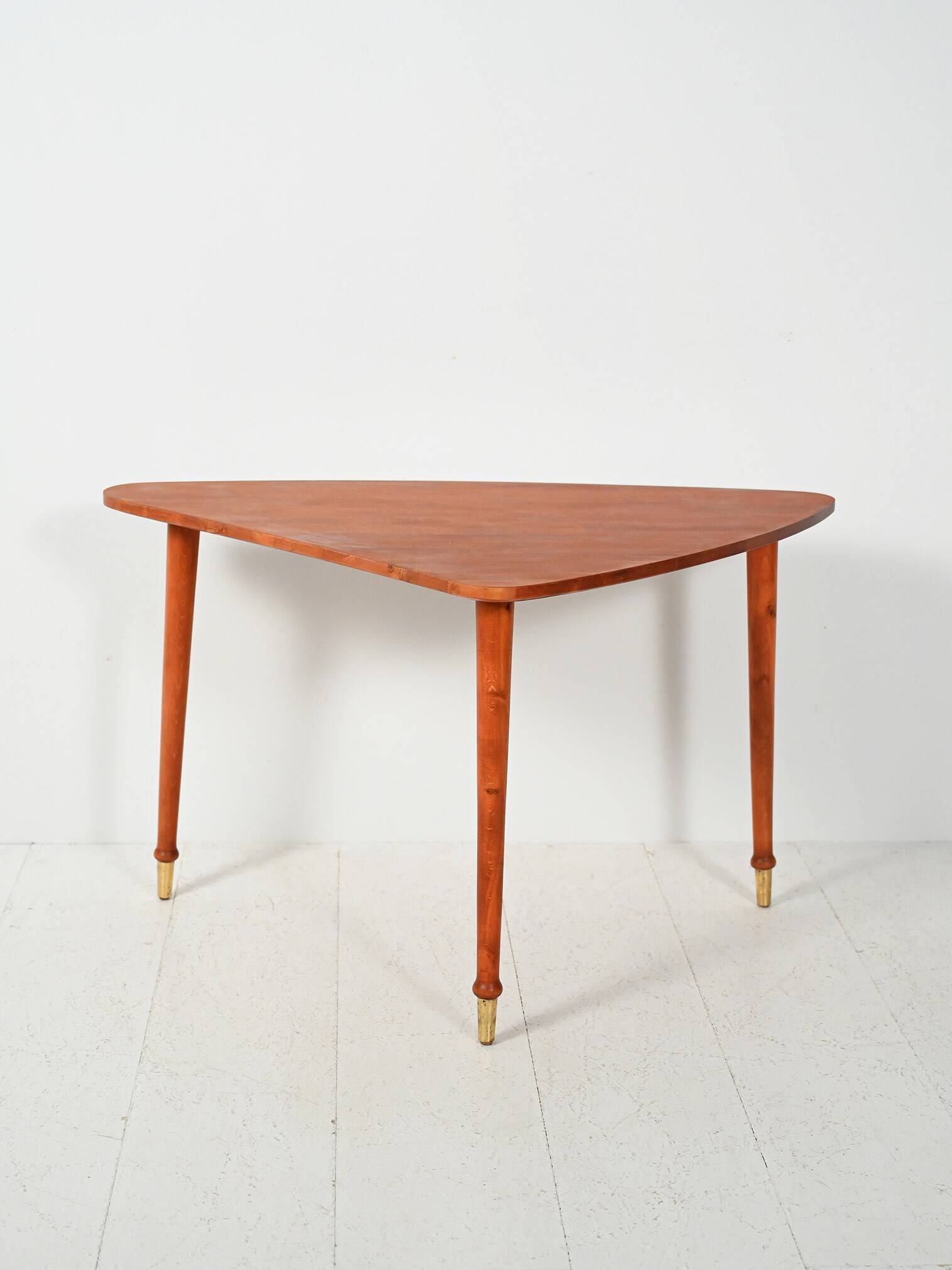 Scandinavian triangular coffee table from the Sixties