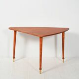 Scandinavian triangular coffee table from the Sixties