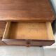 Large Victorian English mahogany chest of drawers (renovated)