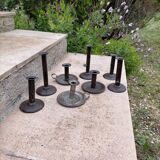 Bougeoirs en fonte