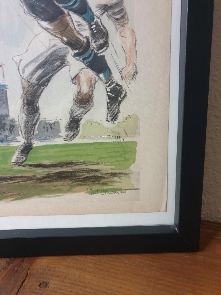 Illustration of Foot 40s - Vintage Sport