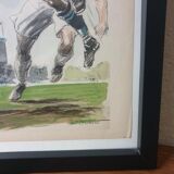 Illustration of Foot 40s - Vintage Sport