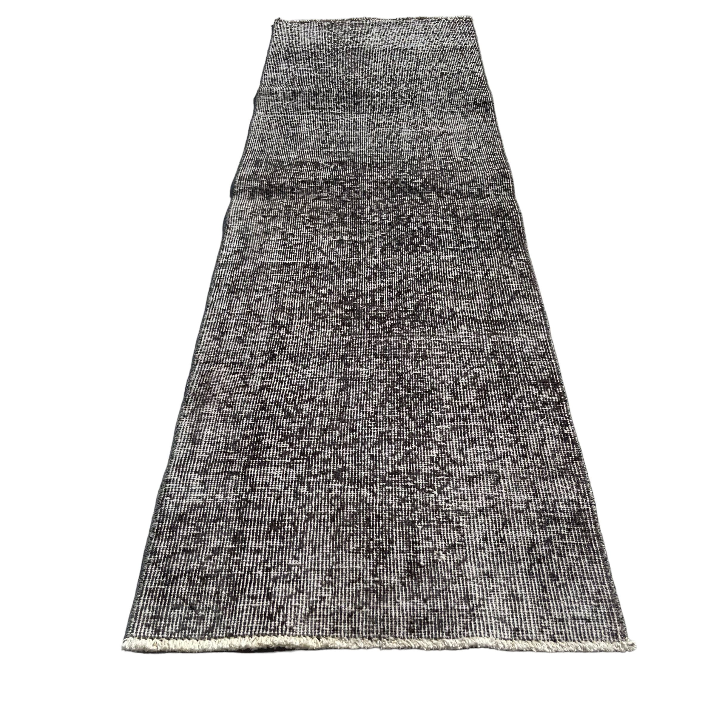 Vintage distressed turkish rug runner, 186 x 60 cm