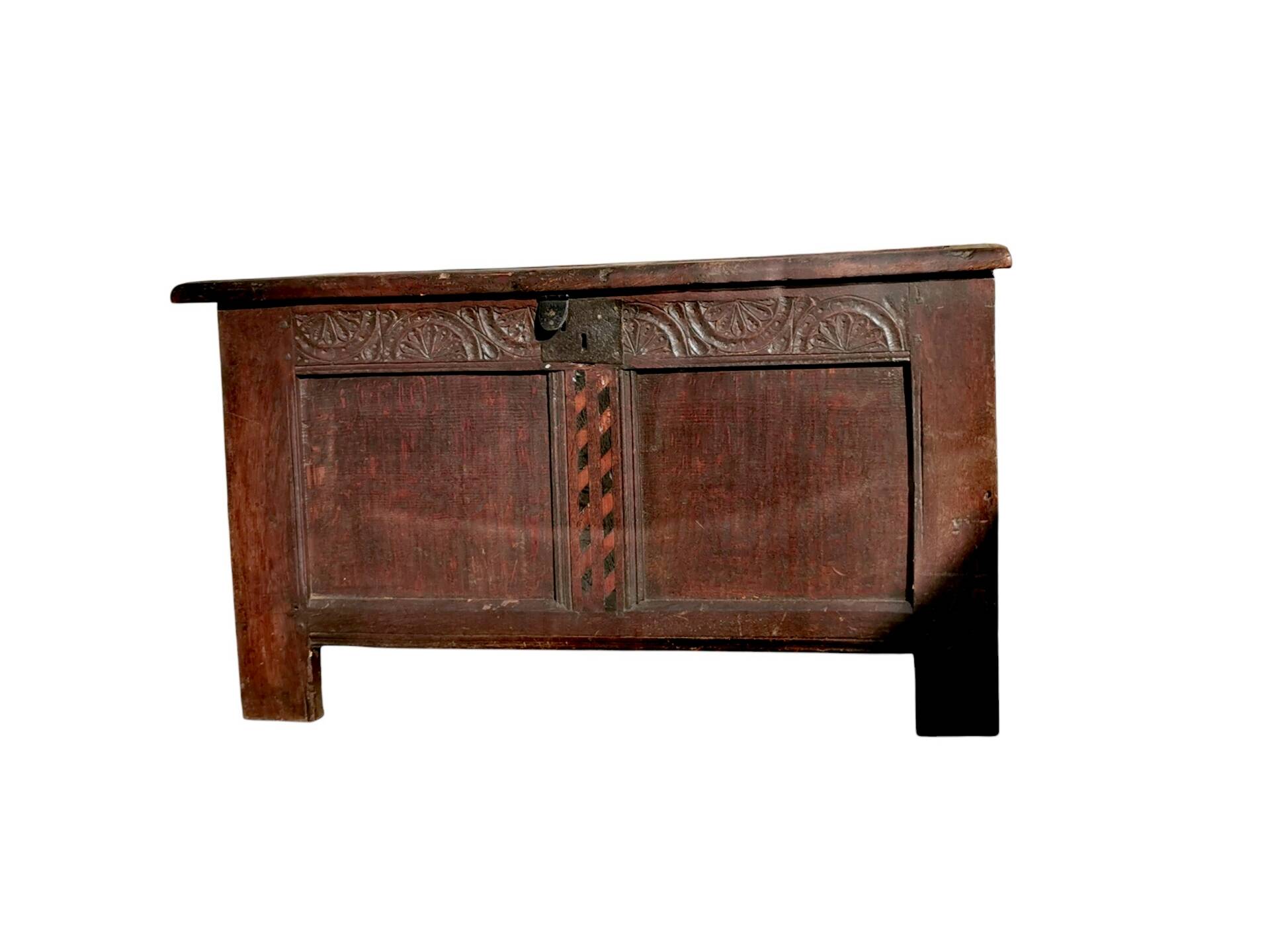 Antique English chest / 17th century coffer